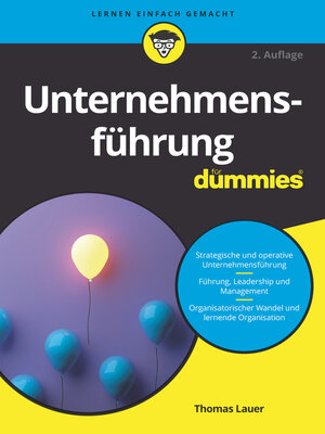 cover image of Unternehmensführung für Dummies